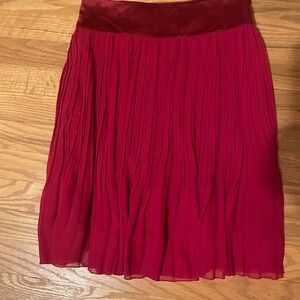 H&M Vibrant Cranberry Skirt